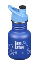 Gourde en inox 355 ml Sport Cap Blue Dino Klean Kanteen
