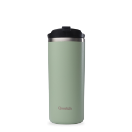 Qwetch Travel mug isotherme matt vert tilleul 470ml