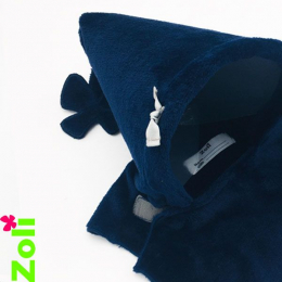 Capuchon Nouveau né Bleu nuit Zoli