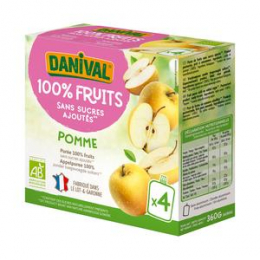Danival Poki compote Pomme 4x90g