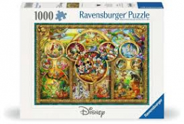 Puzzle 1000 p - Les plus beaux thèmes Disney Ravensburger