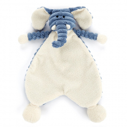 Doudou peluche Cordy bébé Éléphant plat 23cm Jellycat