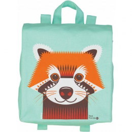 Sac à dos coton BIO - Panda roux - Coq en pâte