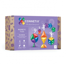 Pack 36 pièces Rainbow formes extension Connetix