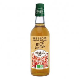 Sirop de rose au sucre de canne bio équitable 50cl Meneau