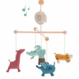 Mobile musical croisillon Sous mon baobab Moulin Roty