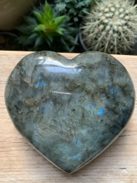 Galet Coeur Labradorite A+ 60 à 70 mm