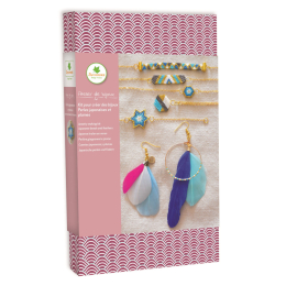 Atelier De Bijoux XL   Perles Japonaises et plumes Sycomore