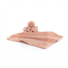 Doudou peluche Plat Pieuvre Odell 34cm Jellycat