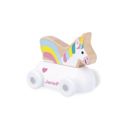 Voiture Licorne cross roads - roulant licorne Janod