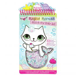 Album de coloriage et d'autocollants Sirènes Crayola