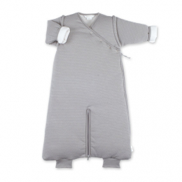 Magic Bag 4-12 m ois. Gigoteuse rayure gris ecru pady twin jersey TOG 2 Bemini