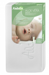 Matelas lit bébé Aloé véra - 60X120 - Kadolis