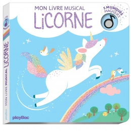 Mon livre musical licorne Playbac
