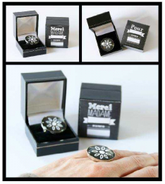 Bague Fleur - Les ailes d'Elfe