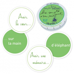 Memory Les mots s'en mêlent (expressions) Lily poule