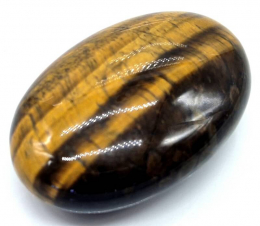 Galet Roulé XL Oeil de Tigre 6cm