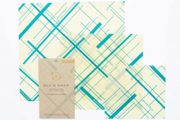 3 emballages Zéro déchet - S-M-L Geo - Bee's Wrap