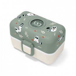 Bento Tresor vert Raccoon Monbento