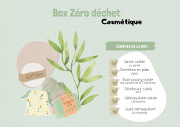 Box Zéro déchet Cosmétique