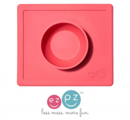 Bol - Happy Bowl Corail - Ezpz