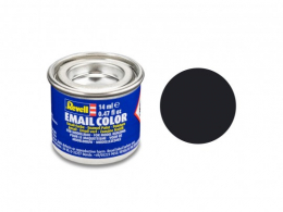 Peinture Noir Mat 14 ml Revell