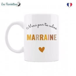 Tasse mug Merci pour tes calins MARRAINE Les bambetises
