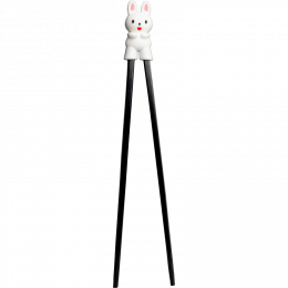 Baguettes Enfant avec Aide – Lapin Kawaii – 24 cm