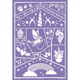 Pochoir de maquillage - Poney et Licorne - Grim'tout