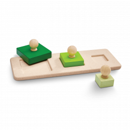 Encastrement en bois les carrés Plantoys