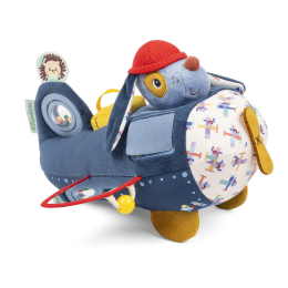 Jouet d'activités avion pour bébé Jules le chien Lilliputiens