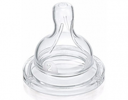 Lot de 2 Tétines classic -  1 mois+ -  Avent