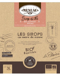 Sirop de thé pêche BIO Équitable 3L Meneau