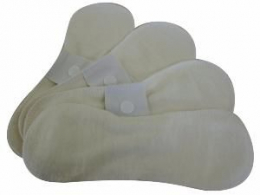 Lot de 4 protège slip lavable Coton bio - Lulunature