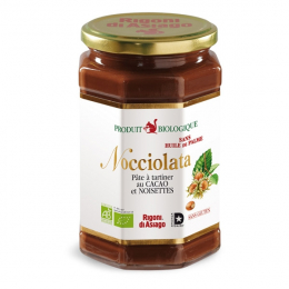 Pâte à tartiner cacao et noisettes BIO - 740g + 95 gratuit - Nocciolata