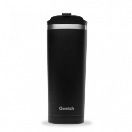 Travel mug isotherme all black 470 ml Qwetch