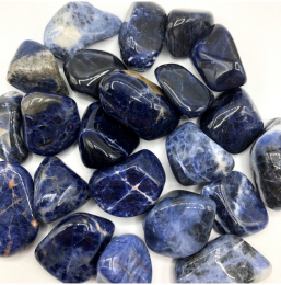 Pierres roulées sodalite naturelle 'A' 15gr à 20gr