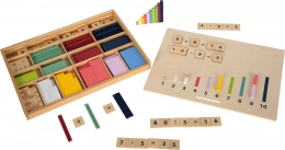 Boîte d'apprentissage Réglette cuisenaire bâtons mathématiques avec chiffres et symboles Small foot