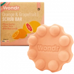 Savon gommage solide Orange & Pamplemousse - Scrub Bar Wondr Care