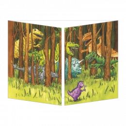 Carte dinosaure cache cache