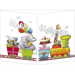 Carte animaux et train cache cache