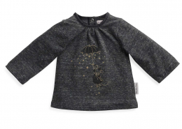 Rose T-shirt manches longues gris - Il était une fois - Moulin roty