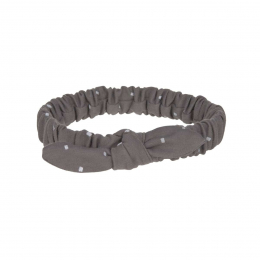Bandeau Bébé GOTS - Cozy Colors, Pois Anthracite Lassig
