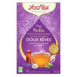 Yogi Tea Pour les Sens Doux Rêves Bio 17 Sachets