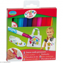 Feutres textile permanents - Aladine