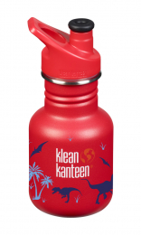 Gourde en inox 355 ml Sport Cap red Dino Klean Kanteen