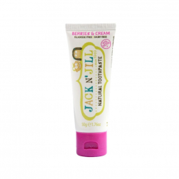 Dentifrice naturel au goût fruité BIO - baies (berries cream) - Jack n'Jill