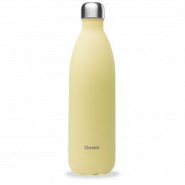 Bouteille Isotherme - 1L - Pastel citron givré - Qwetch