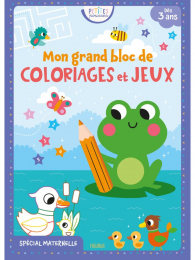 Mon grand bloc de coloriages et jeux Fleurus