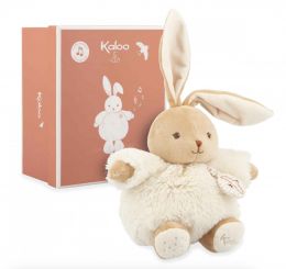 Peluche musicale lapin Patapouf Crème - 17 cm Kaloo